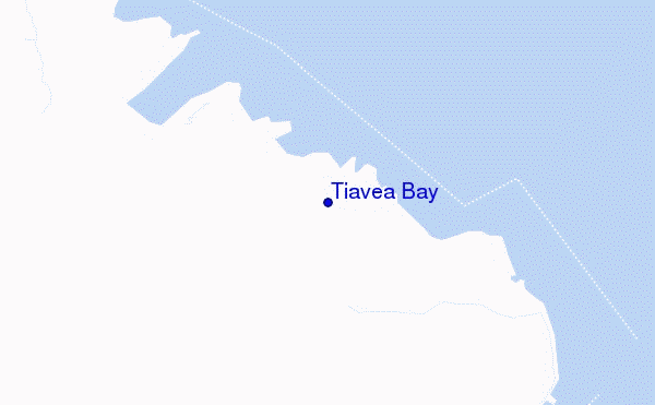 carte de localisation de Tiavea Bay