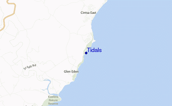 carte de localisation de Tidals