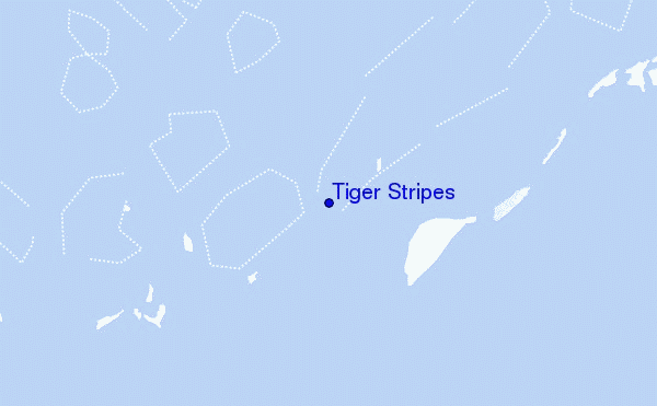 carte de localisation de Tiger Stripes