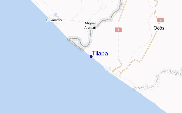 carte de localisation de Tilapa