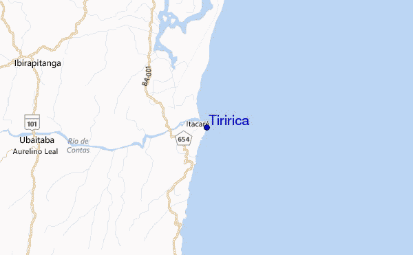 Tiririca Location Map