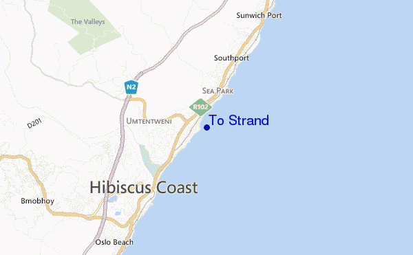 carte de localisation de To Strand