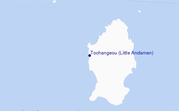 Tochangeou (Little Andaman) Location Map
