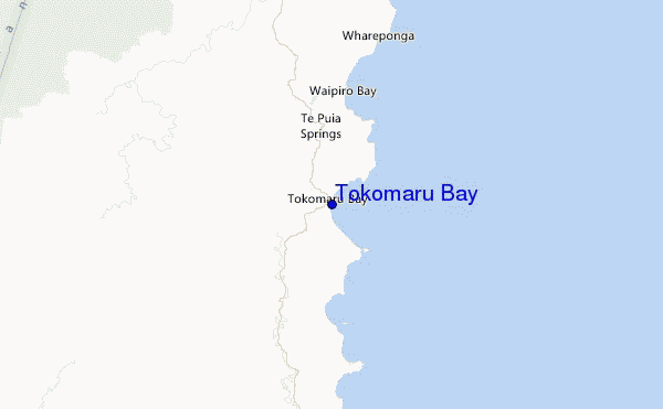 Tokomaru Bay Location Map