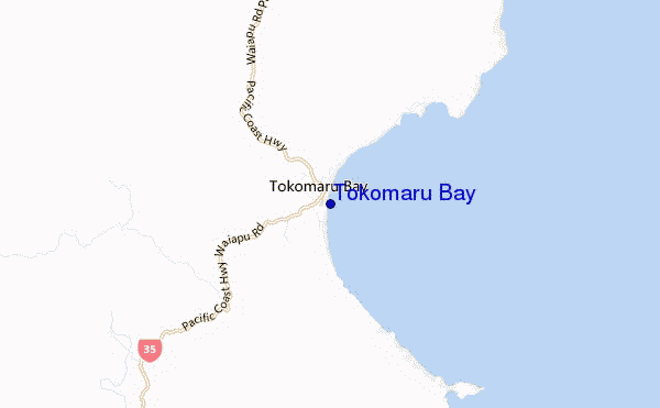 carte de localisation de Tokomaru Bay