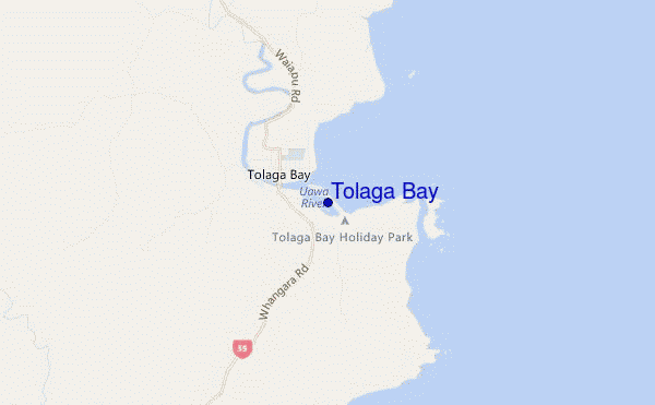 carte de localisation de Tolaga Bay