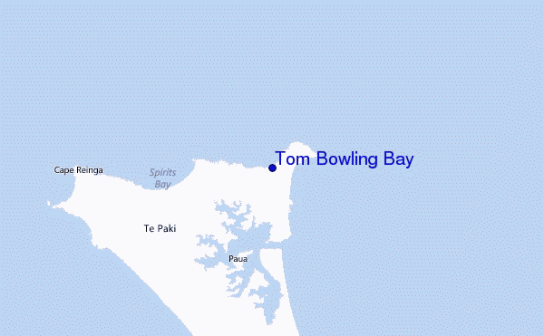 Tom Bowling Bay Location Map