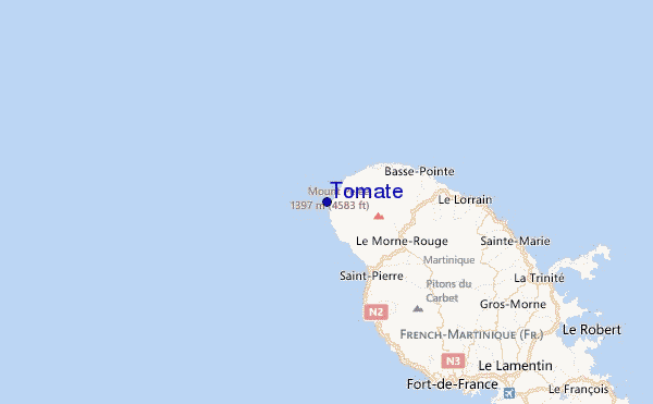 Tomate Location Map