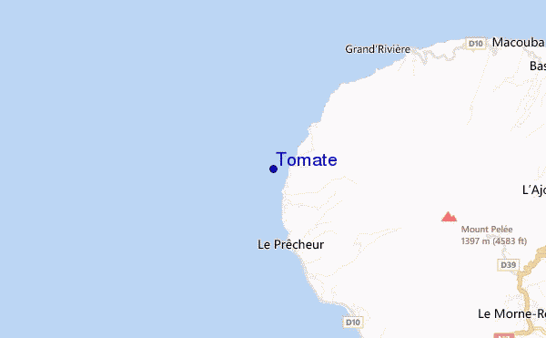 carte de localisation de Tomate