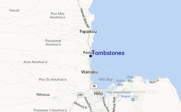 carte de localisation de Tombstones