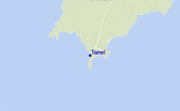carte de localisation de Tonel