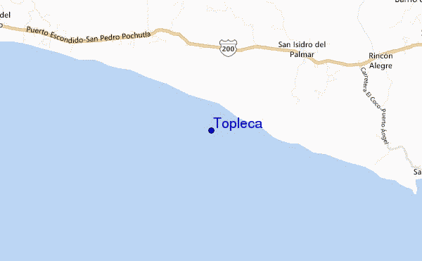 carte de localisation de Topleca
