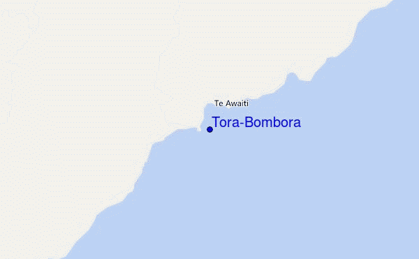 carte de localisation de Tora-Bombora