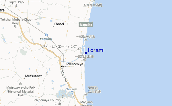 carte de localisation de Torami