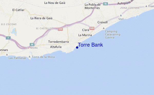 carte de localisation de Torre Bank