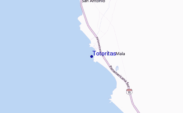 carte de localisation de Totoritas