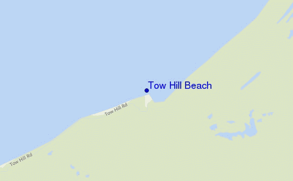 carte de localisation de Tow Hill Beach