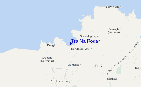 carte de localisation de Trá Na Rosan