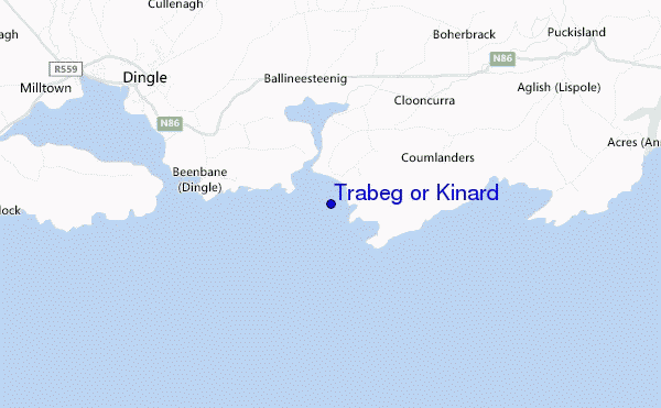 carte de localisation de Trabeg or Kinard