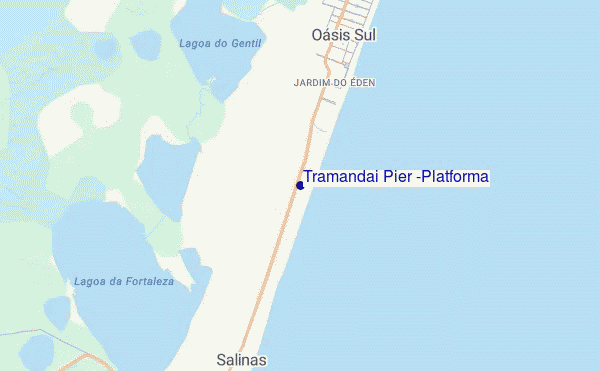 carte de localisation de Tramandai Pier (Platforma)