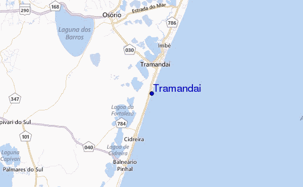 Tramandai Location Map