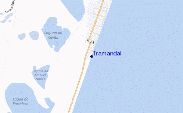 carte de localisation de Tramandai
