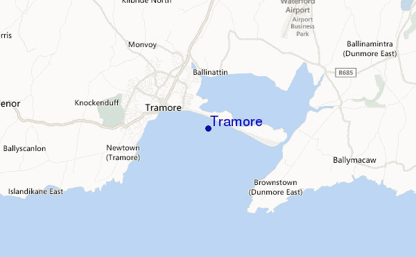 carte de localisation de Tramore