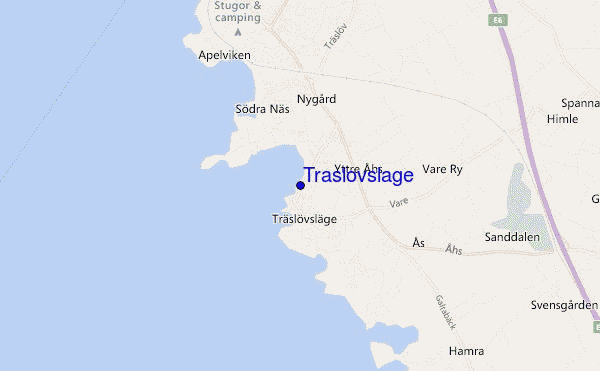 carte de localisation de Traslovslage