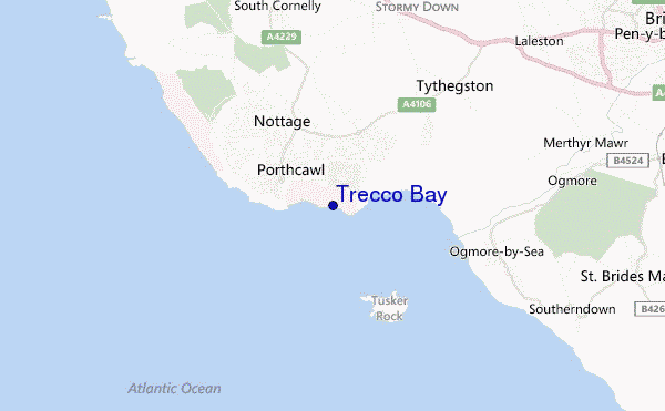carte de localisation de Trecco Bay