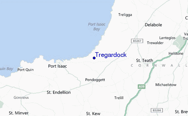 carte de localisation de Tregardock