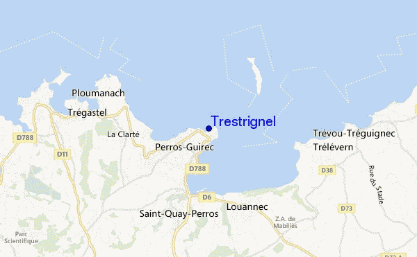 carte de localisation de Trestrignel