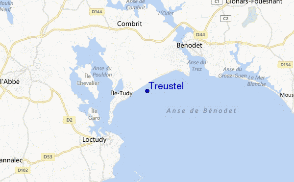 carte de localisation de Treustel