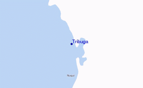 carte de localisation de Tribuga