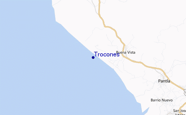 carte de localisation de Trocones