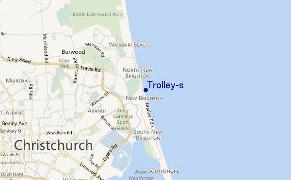 carte de localisation de Trolley's