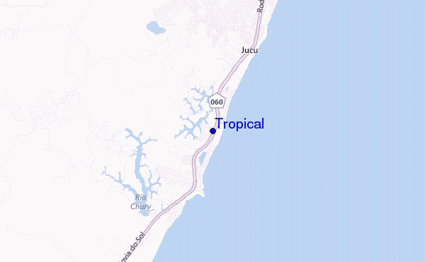 carte de localisation de Tropical