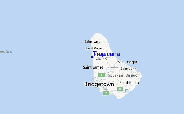 Tropicana Location Map
