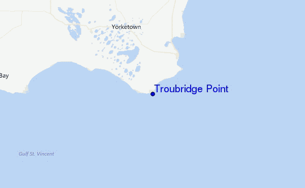 Troubridge Point Location Map