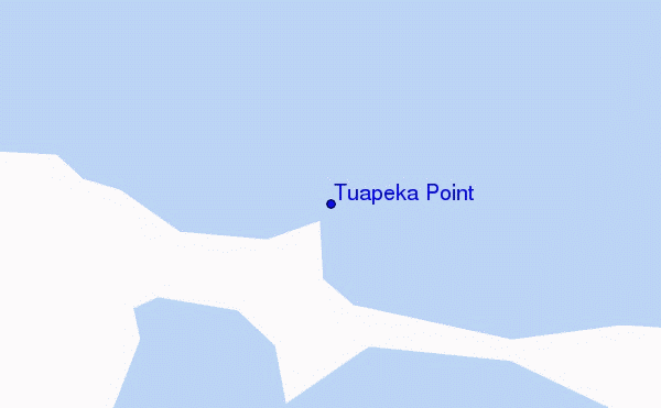 carte de localisation de Tuapeka Point