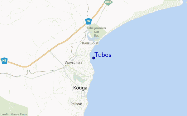 carte de localisation de Tubes