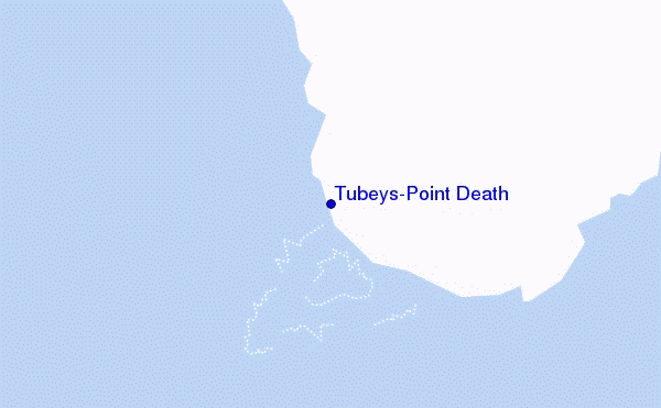 carte de localisation de Tubeys/Point Death
