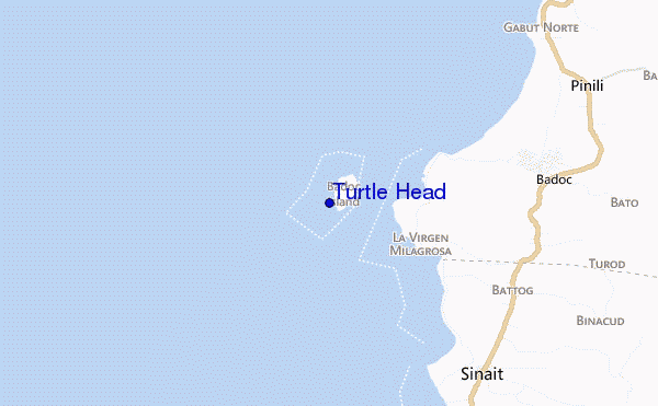 carte de localisation de Turtle Head