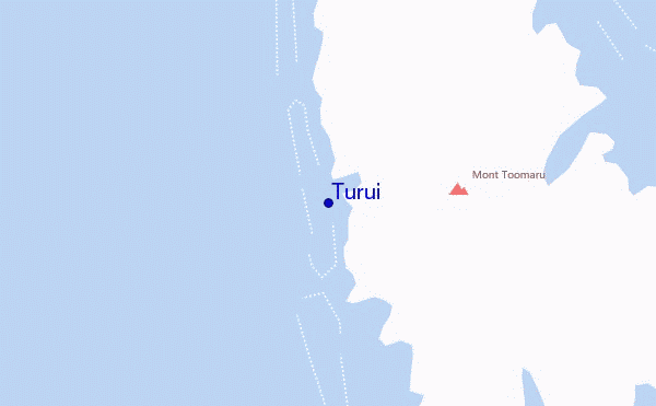carte de localisation de Turui