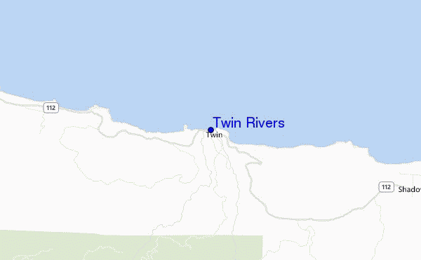 carte de localisation de Twin Rivers