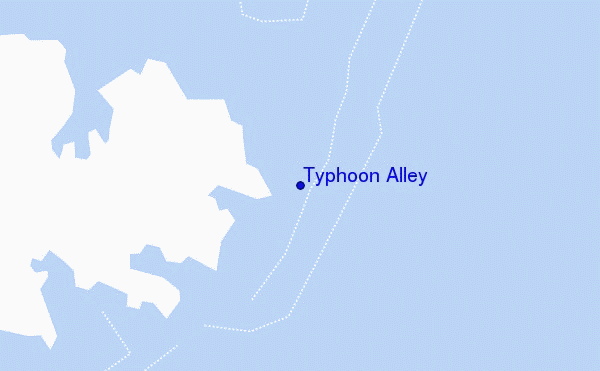 carte de localisation de Typhoon Alley