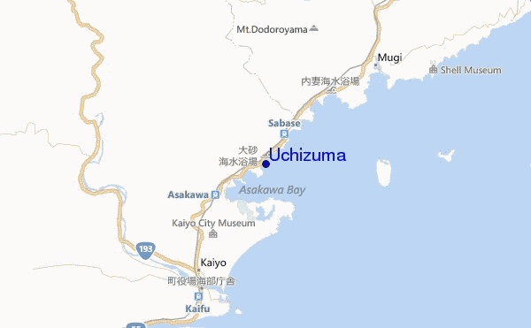 carte de localisation de Uchizuma