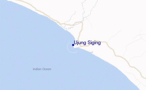 carte de localisation de Ujung Siging