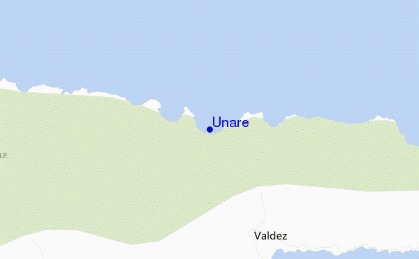 carte de localisation de Unare