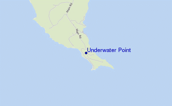 carte de localisation de Underwater Point