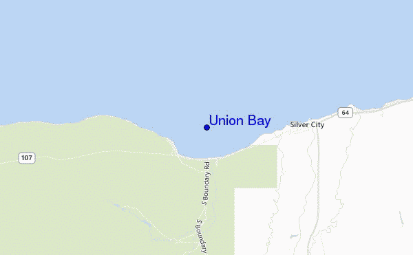 carte de localisation de Union Bay